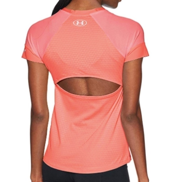 NWT Under Armour Open Back Active Tee - Picture 2 of 5